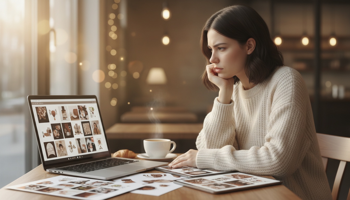 Person at laptop with multiple AI tool options on screen